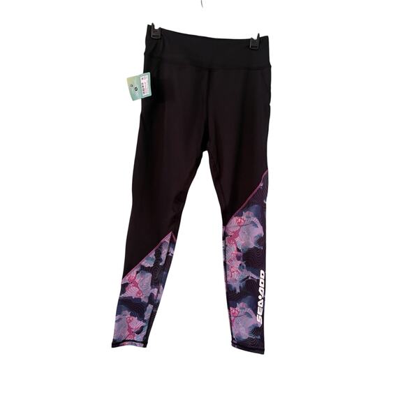 Sea Doo Women’s Med Black Design UV +50 Protection Sport Leggings Quick Dry NWT - Picture 1 of 5